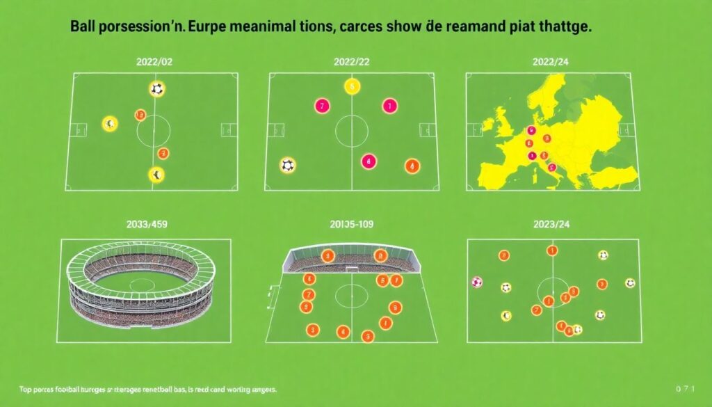 Эволюция стратегий владения мячом в футболе - иллюстрация