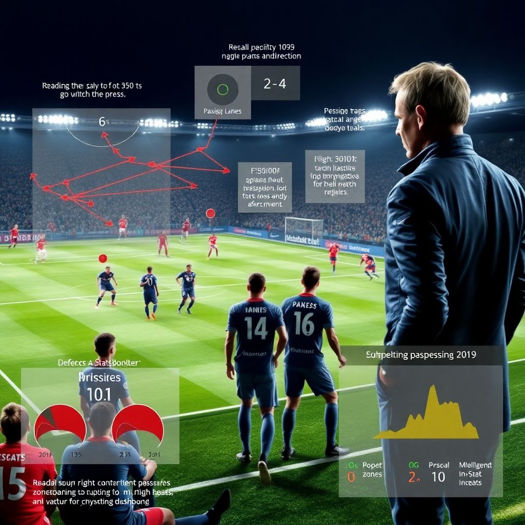 Как тренеры читают входящие передачи в прессинг-системах современного футбола