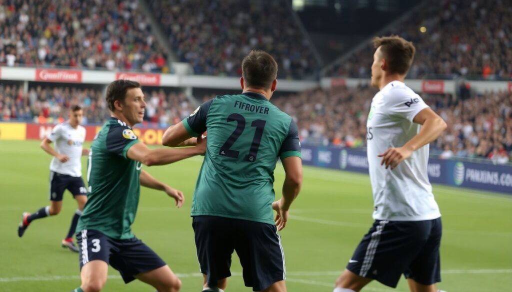 Изменения в роли центрального защитника при гегенпрессинге - иллюстрация