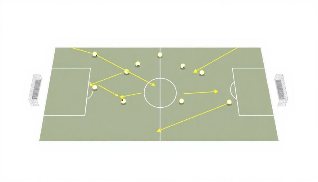 Изменения в роли центрального защитника при гегенпрессинге - иллюстрация