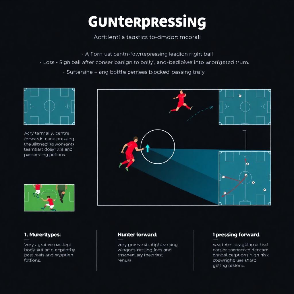 Индивидуальная тактика форвардов в гегепрессинге: ключевые роли в атаке