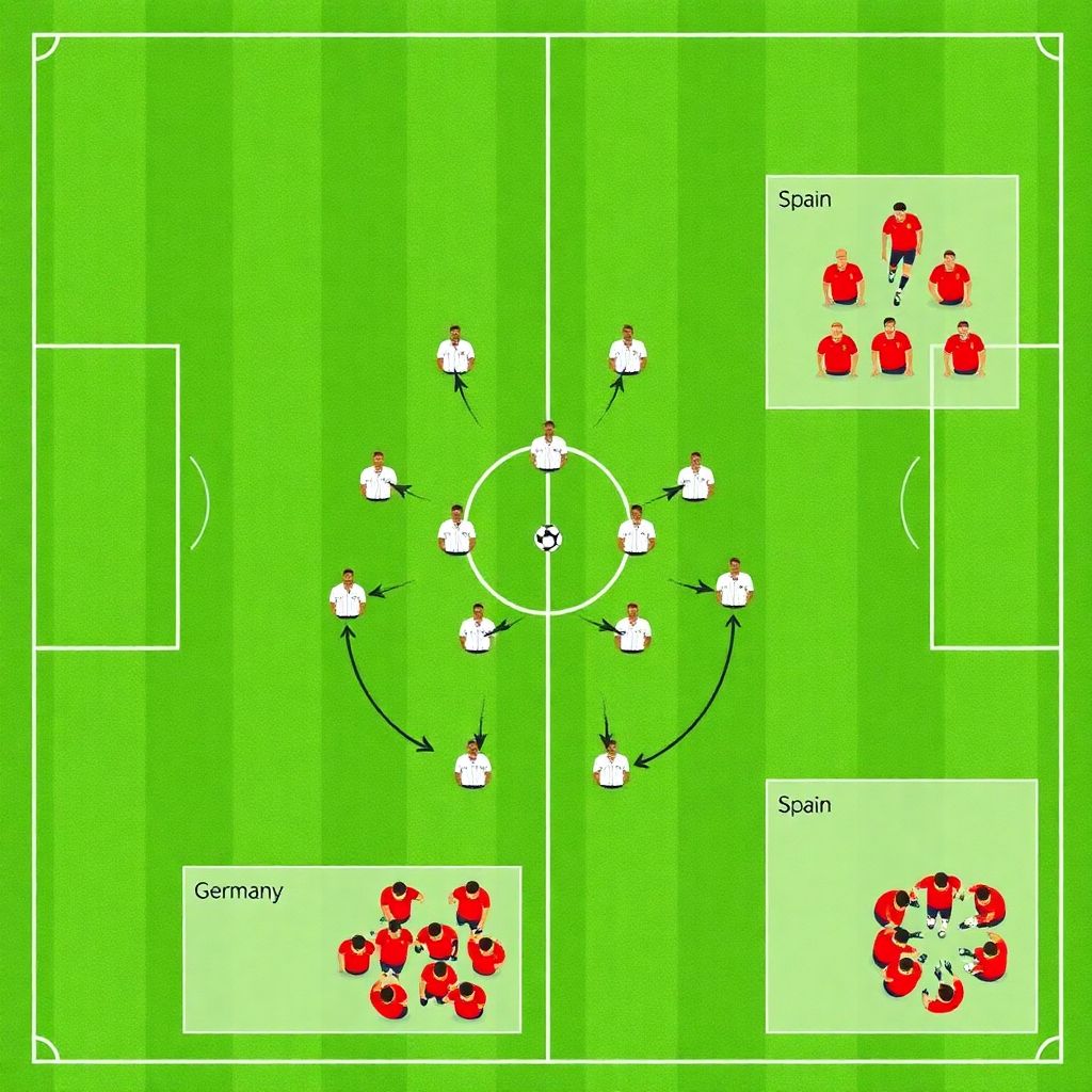 Международные примеры внедрения гегенпрессинга на уровне сборных команд