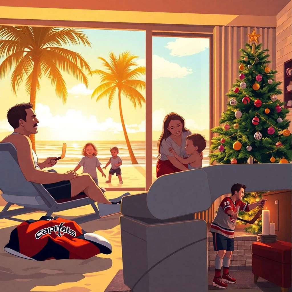Рождественская пауза в НХЛ: как россияне провели редкие выходные с семьей