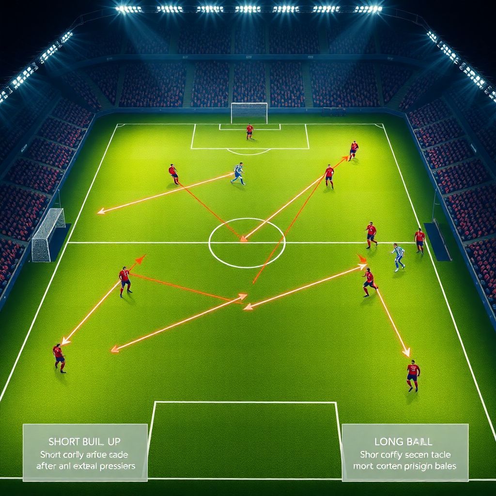 Тактические козырные карты против прессинга соперника в современном футболе