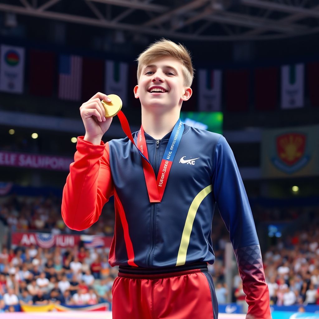 Фото: юный гимнаст-чемпион Арсений Духно берет золото ЧР-2026 и ведет сборную